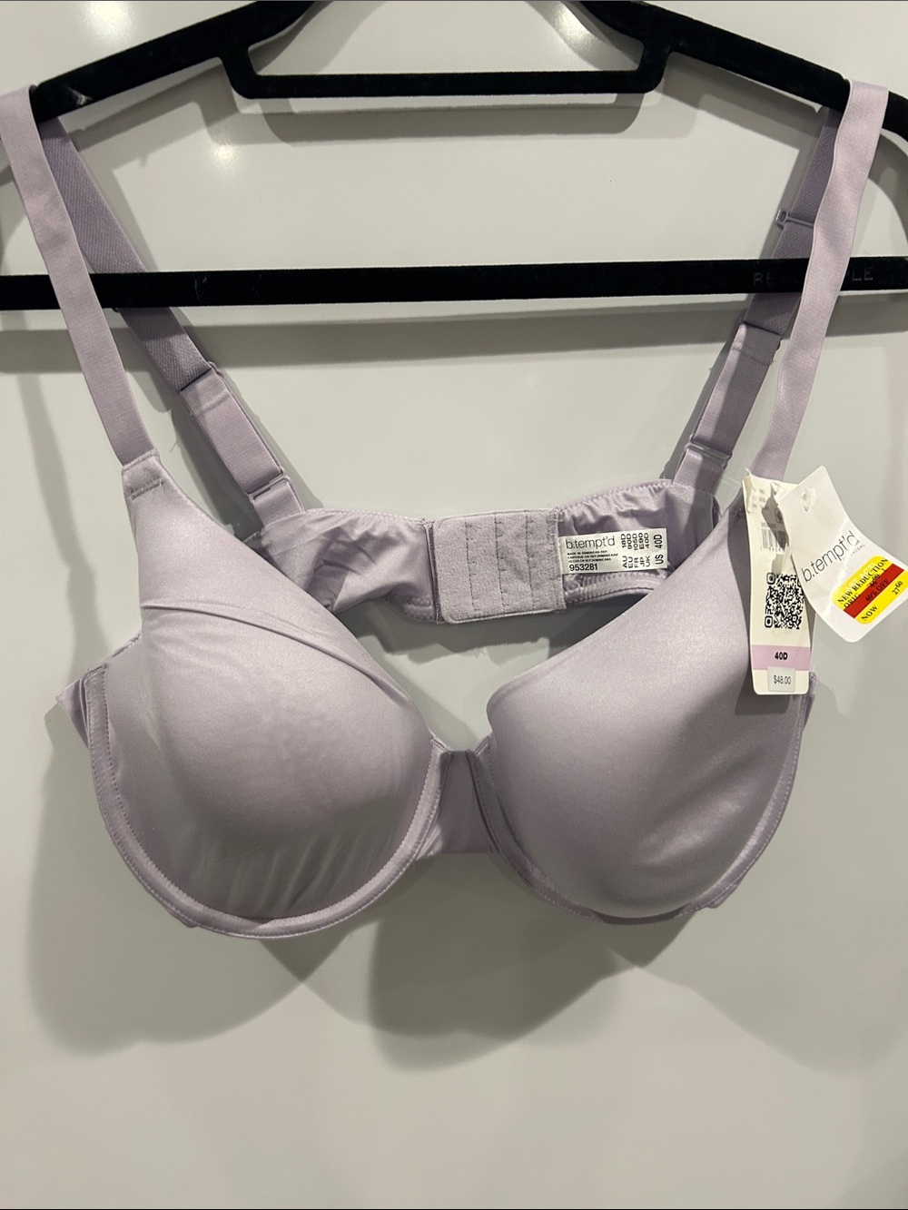 Brand Women's Light Lavender T-Shirt Bra